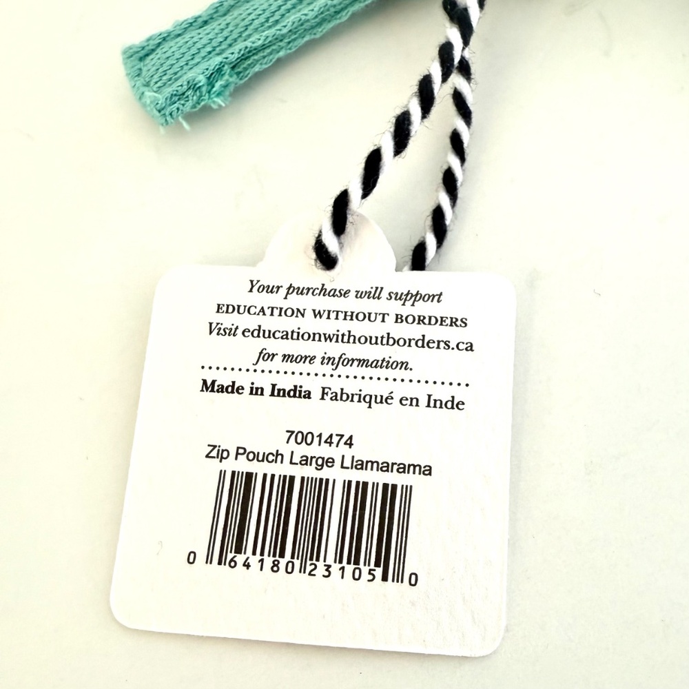 Danica Studio Llamarama Zipper Pouch 100% Cotton - Picture 9 of 16